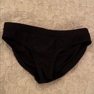 Black bikini bottom